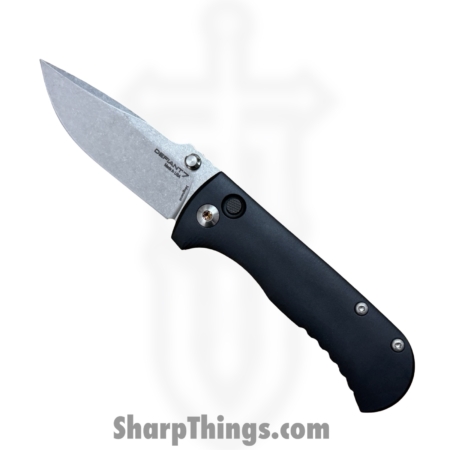 Defiant 7 – D7-TALOS-SW – Talos – Folding Knife – CPM MagnaCut Stonewash Drop Point – Titanium – Black