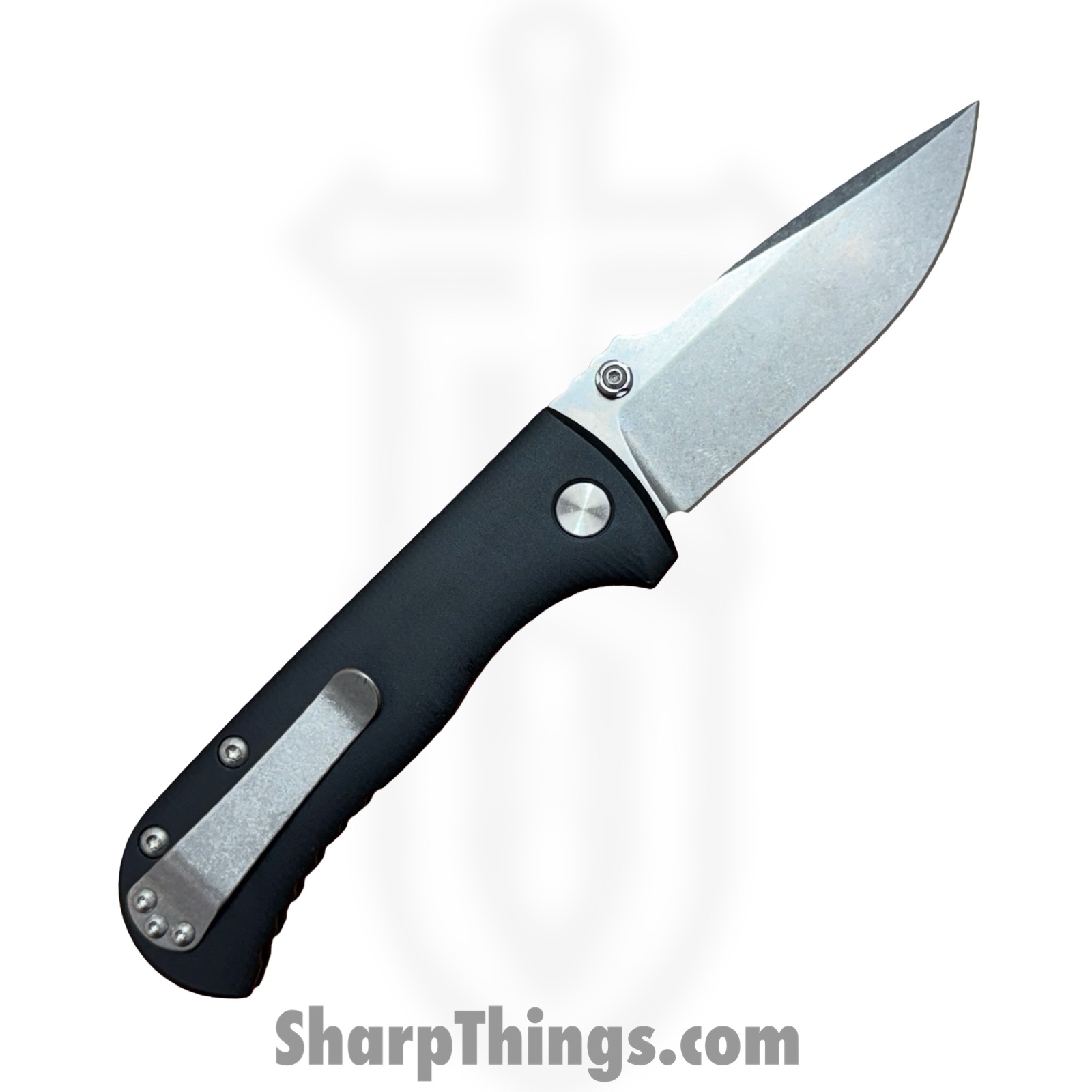 Defiant 7 - D7-TALOS-SW - Talos - Folding Knife - CPM MagnaCut Stonewash Drop Point - Titanium - Black - Image 2