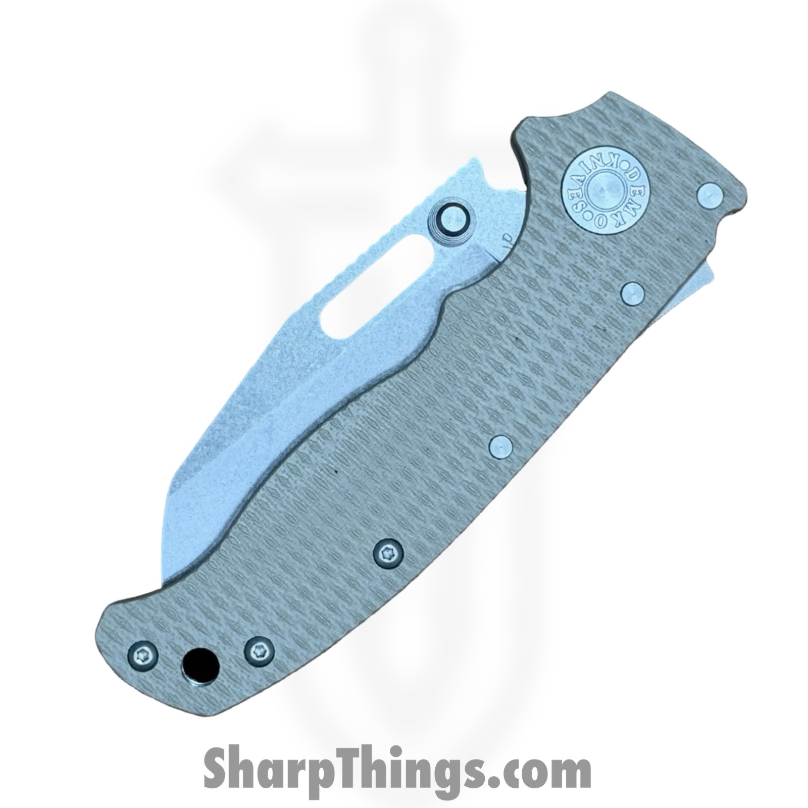 Demko Knives - DEM09629 - AD 20.5 Shark-Lock - Folding Knife - S35VN Stonewash Shark Foot - G10 - Tan - Image 5