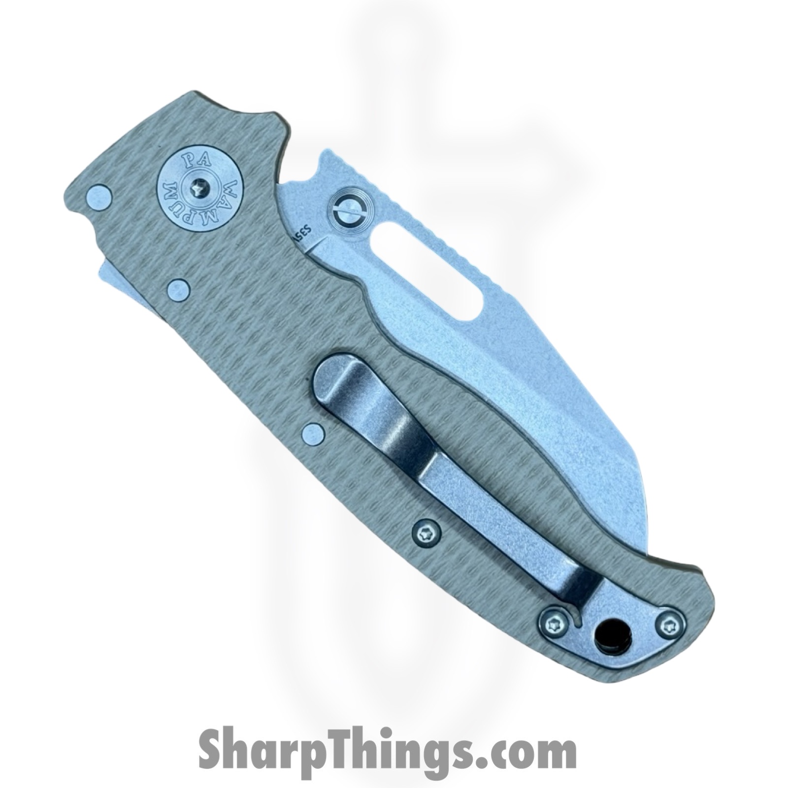 Demko Knives - DEM09629 - AD 20.5 Shark-Lock - Folding Knife - S35VN Stonewash Shark Foot - G10 - Tan - Image 4