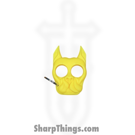 VOC – DG-YL – Brutus the Bull Dog – Public Safety Keychain – ABS – Yellow