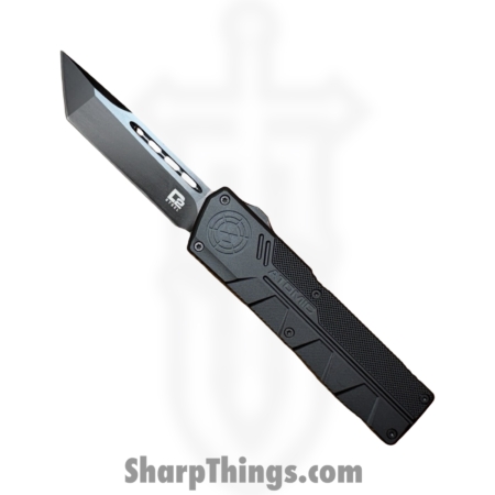 Atomic Knives – WNS-DT01BK2 – UltraLite ATOMIC – OTF Auto – D2 Coated Tanto – Aluminum – Black