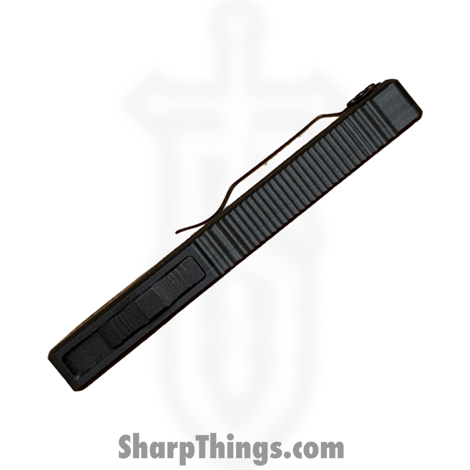 Atomic Knives - WNS-DT01BK2 - UltraLite ATOMIC - OTF Auto - D2 Coated Tanto - Aluminum - Black - Image 3