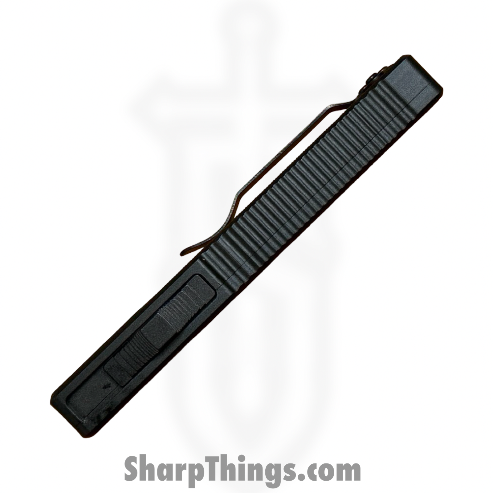 Atomic Knives - WNS-DT01BK - UltraLite ATOMIC - OTF Auto - D2 Satin Tanto - Aluminum - Black - Image 7