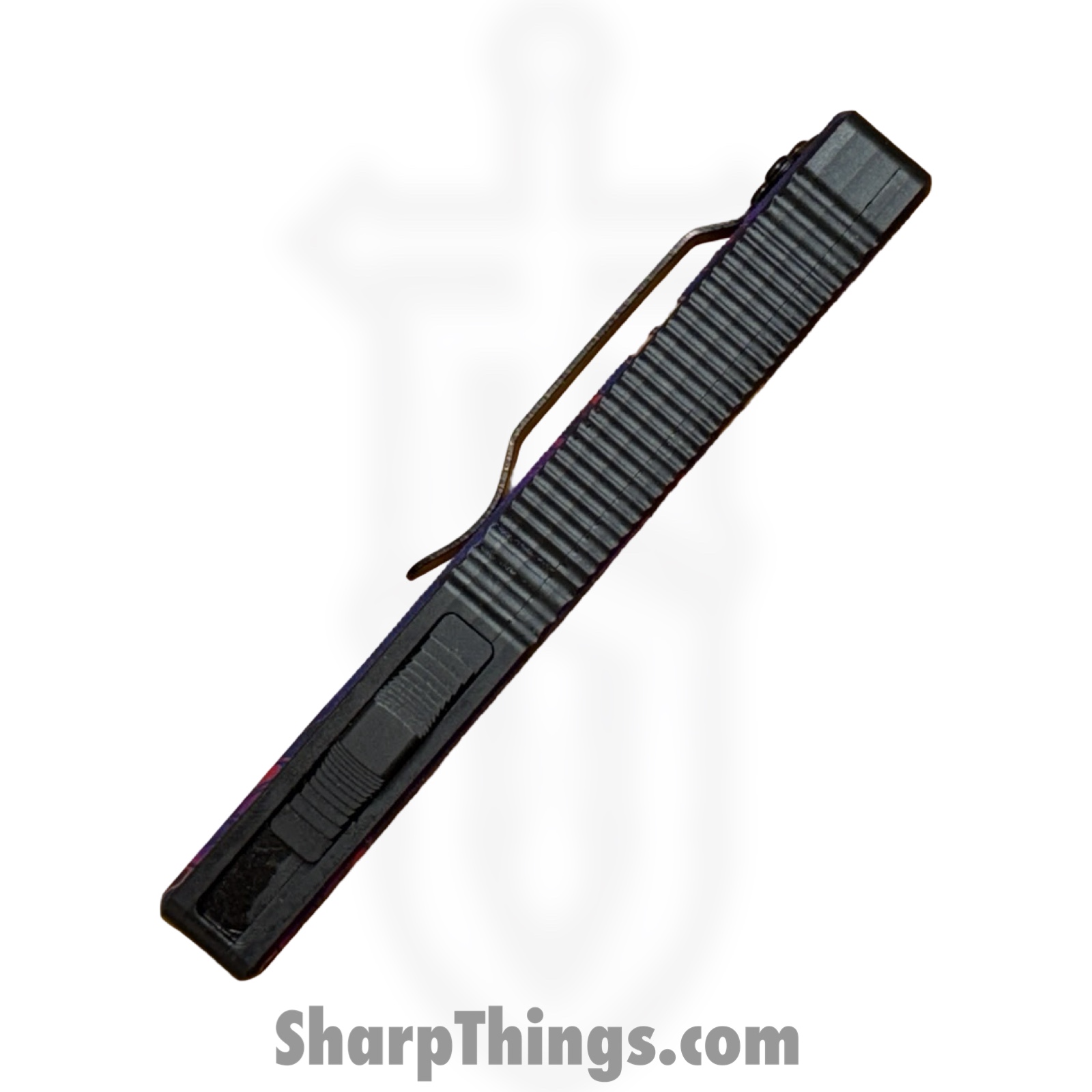 Atomic Knives - WNS-DT01SCMPDE - UltraLite ATOMIC - OTF Auto - D2 Satin Dagger - Aluminum - Snake Camo - Image 4