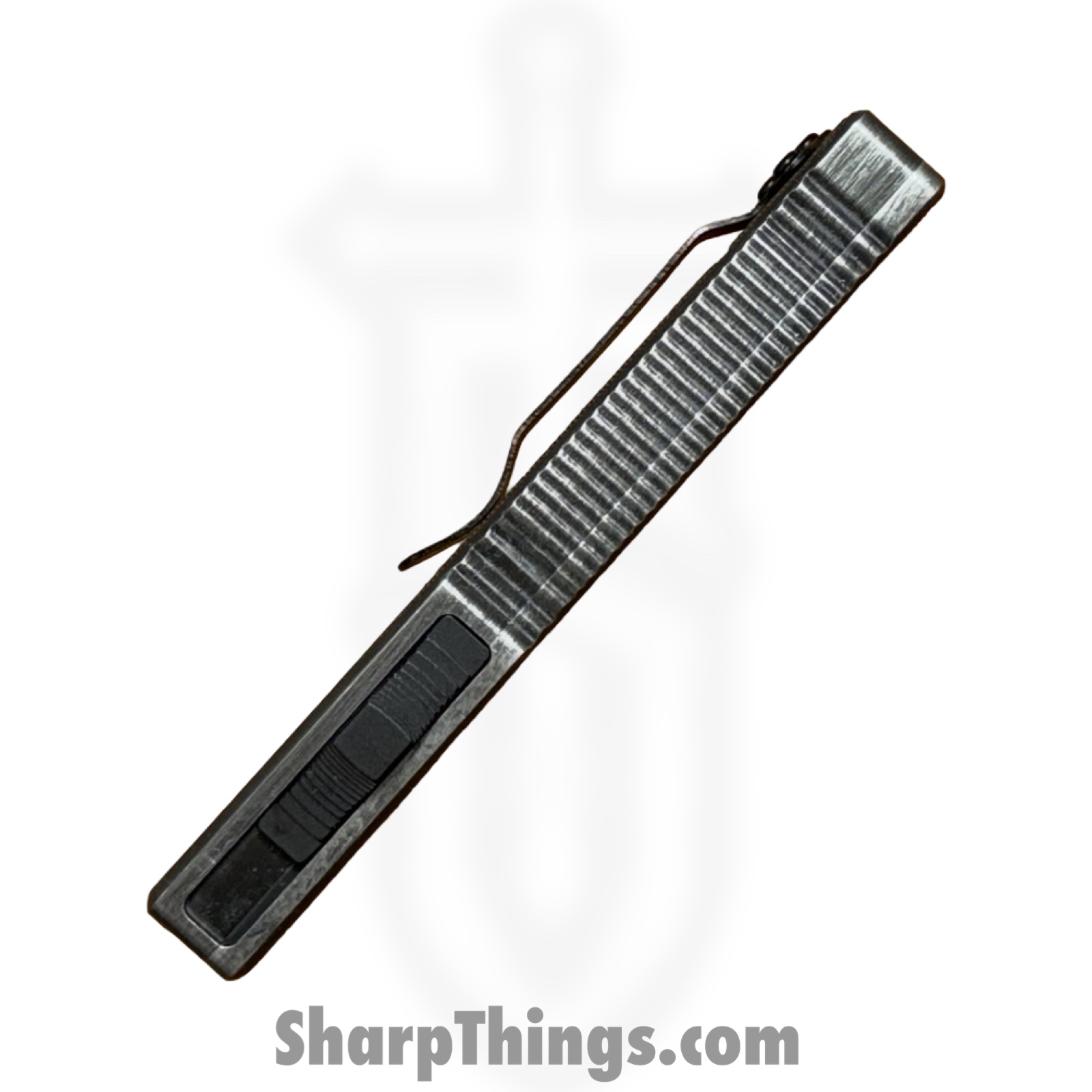 Atomic Knives - WNS-DT01SW - UltraLite ATOMIC - OTF Auto - D2 Stonewash Tanto - Aluminum - Stonewash - Image 4