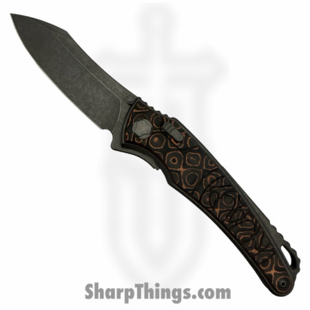 Hawk Knife Designs – HKD-TALON-UC – G&G Hawk – Talon – Folding Knife – Wharncliffe Tumbled M390 – Ano Ti – Uni Copper