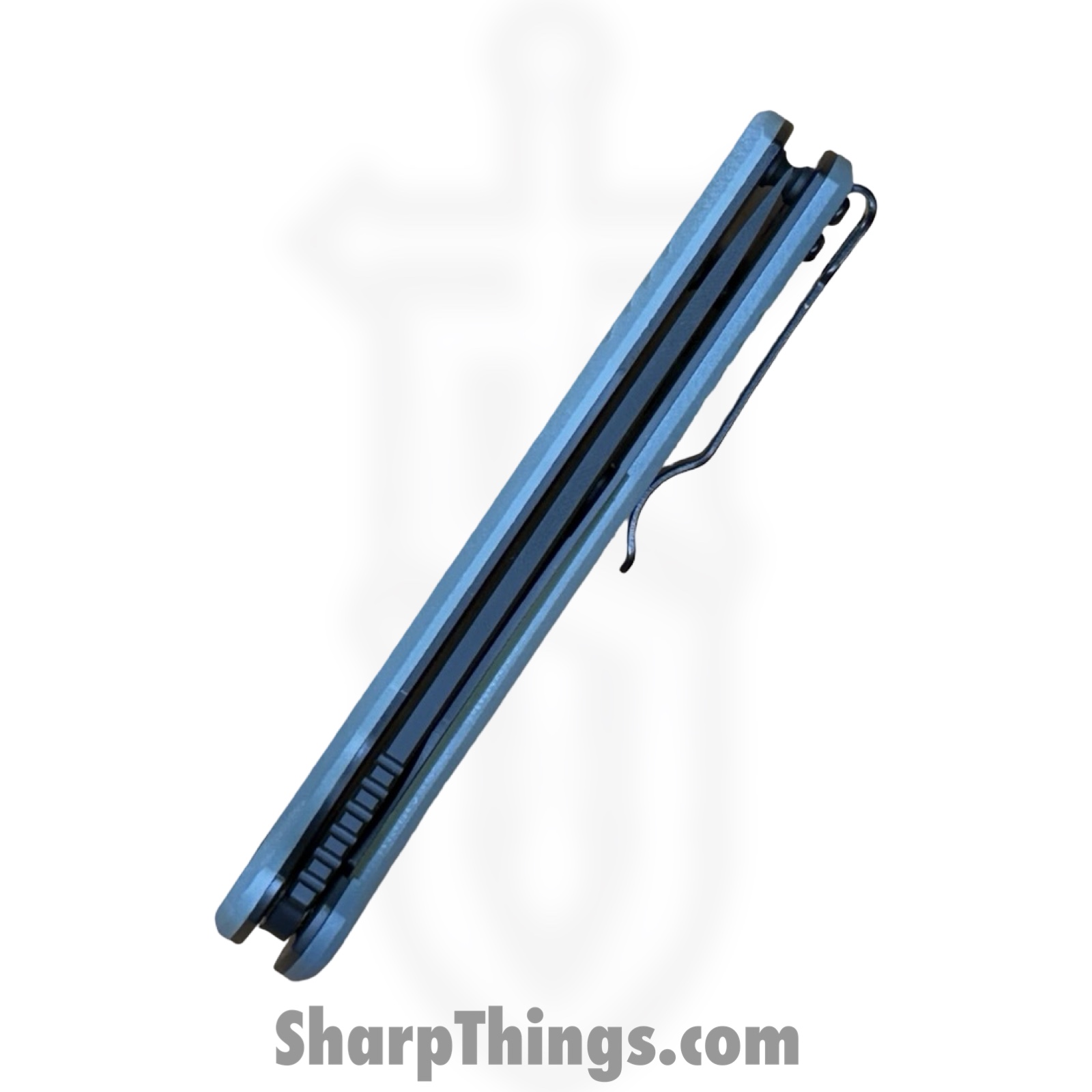 Klaken Knives - J336-JD-BK - The Flint - Folding Knife - 14C28N Coated Straight Back - G10 - Jade - Image 3