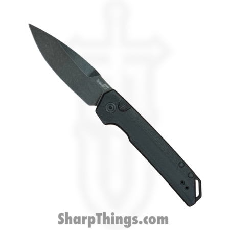 Kershaw – KS7038G10 – Auto Launch Iridium – Automatic Knife – CPM MagnaCut Blackwash Spear Point – G10 – Black