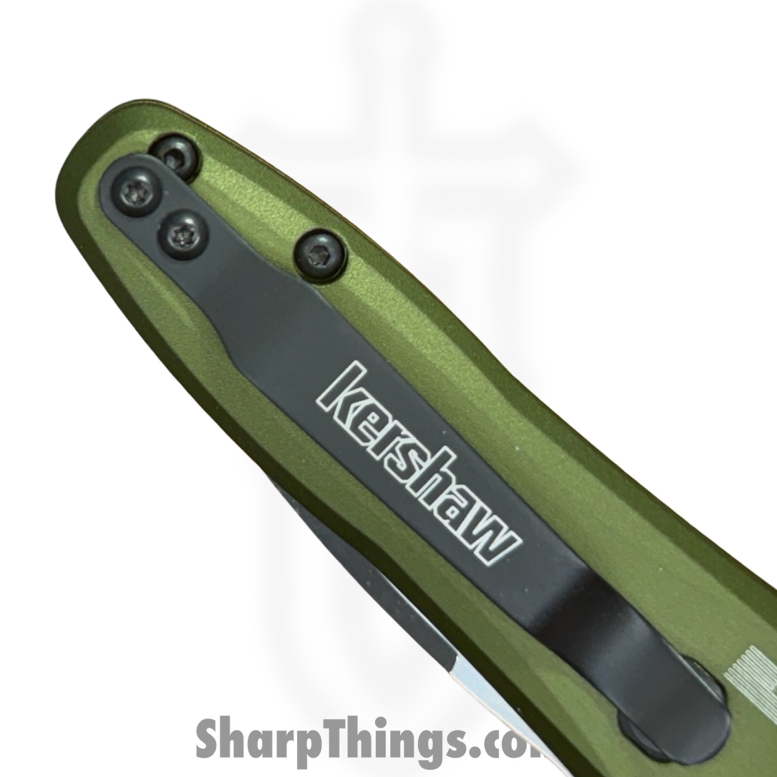 Kershaw - KS7650RAW - Auto Launch 13 Button Lock - Automatic Knife - CPM 154 Stonewash Wharncliffe - Aluminum - Natural - Image 3