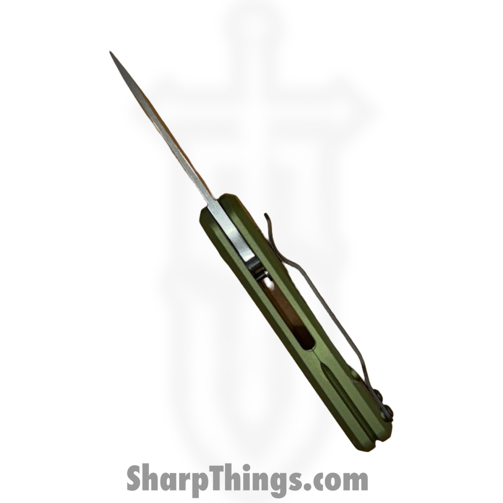 Kershaw - KS7650RAW - Auto Launch 13 Button Lock - Automatic Knife - CPM 154 Stonewash Wharncliffe - Aluminum - Natural - Image 10