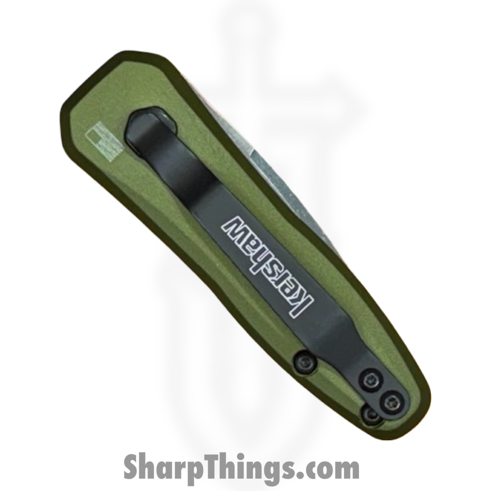 Kershaw - KS7650RAW - Auto Launch 13 Button Lock - Automatic Knife - CPM 154 Stonewash Wharncliffe - Aluminum - Natural - Image 6