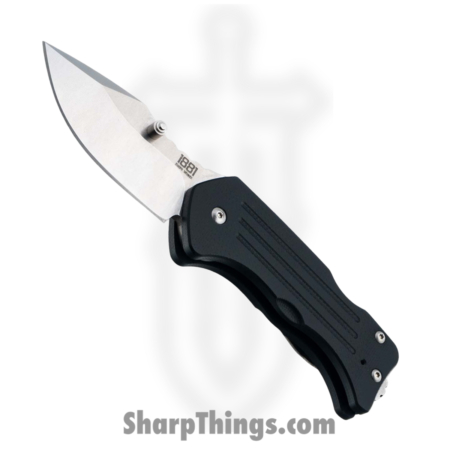 1881 Knife Works – MMS013 – Lombard – Folding Knife – S45VN Tumbled Drop Point – G10 – Black