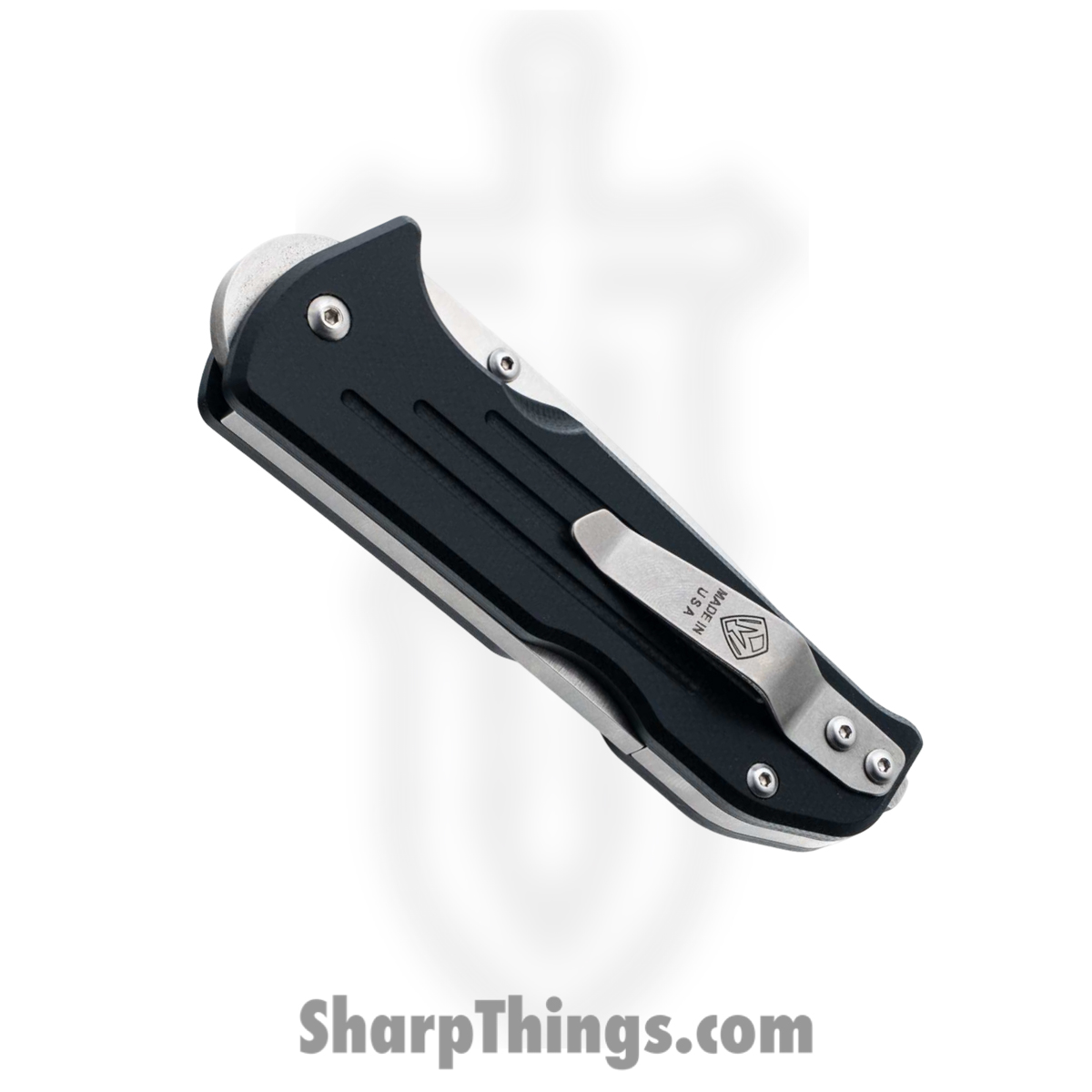 1881 Knife Works - MMS019 - Bourbon - Folding Knife - S45VN Tumbled Drop Point - G10 - Black - Image 5