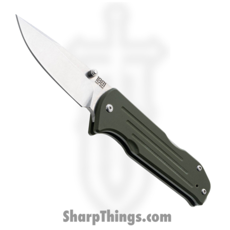 1881 Knife Works – MMS021 – Bourbon – Folding Knife – S45VN Tumbled Drop Point – G10 – OD Green