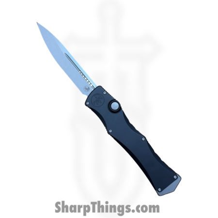 Microtech – 1150-10MS1 – Marfione Select Halo IV – OTF Auto – M390MK Stonewash Clip Point – Alloy – Black