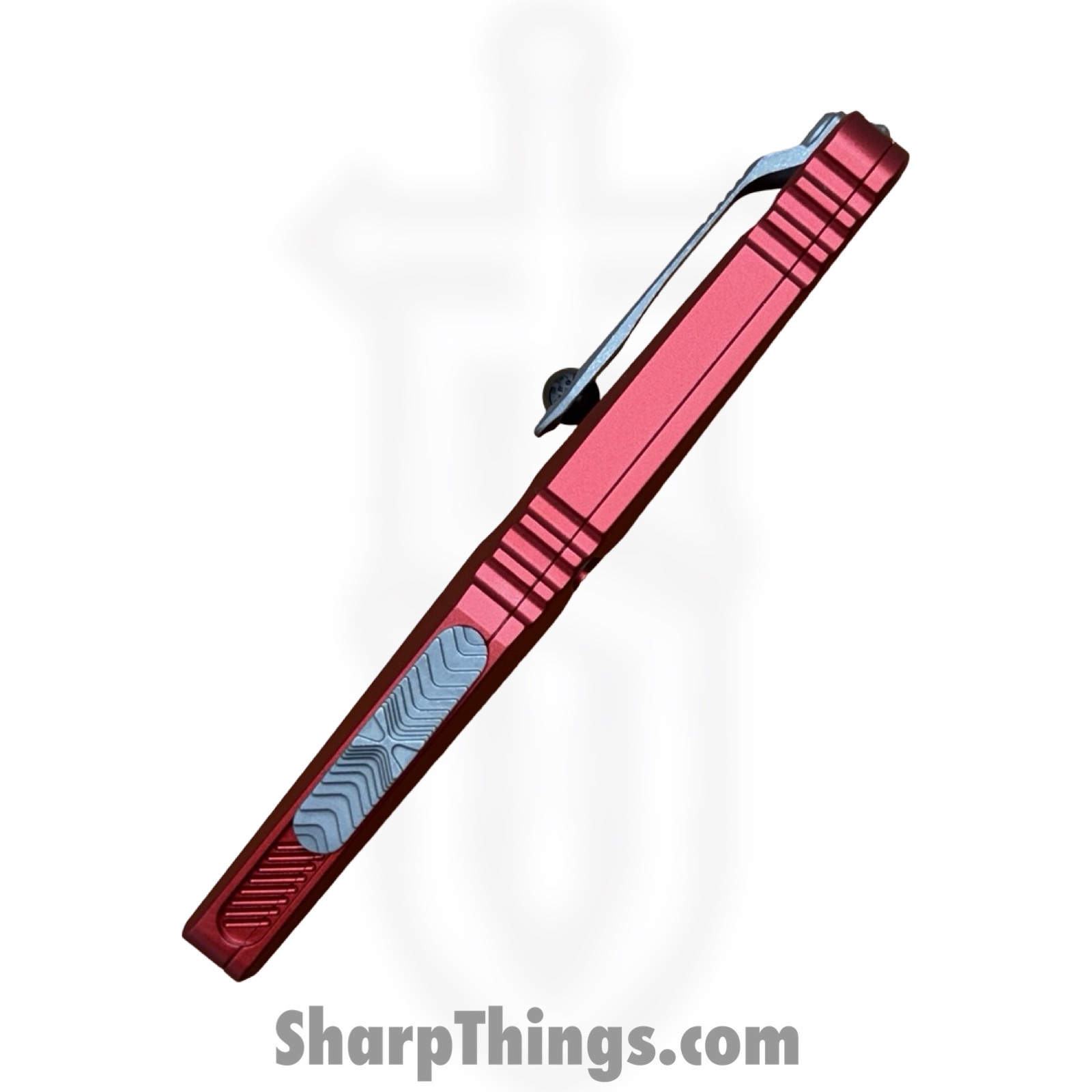 Microtech - 1144-10APRD - Combat Troodon Gen III - OTF Auto - M390MK Apocalyptic Tanto - Aluminum - Red - Image 3