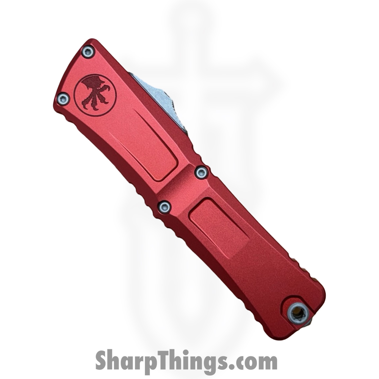 Microtech - 1144-10APRD - Combat Troodon Gen III - OTF Auto - M390MK Apocalyptic Tanto - Aluminum - Red - Image 4