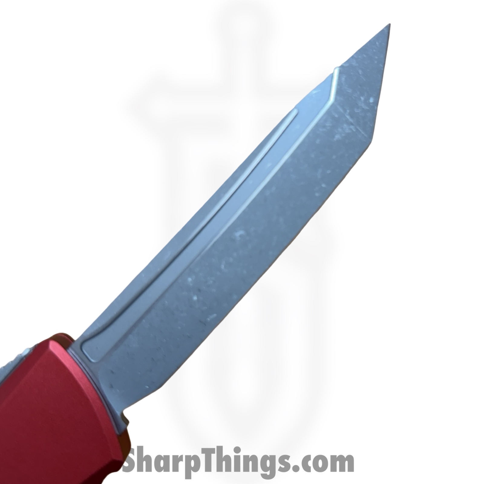 Microtech - 1144-10APRD - Combat Troodon Gen III - OTF Auto - M390MK Apocalyptic Tanto - Aluminum - Red - Image 7