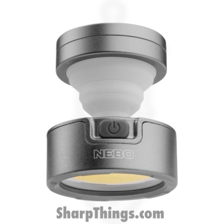 Nebo – NEB-LTN-0013 – Poppy Puck – Aluminum – Light Gray