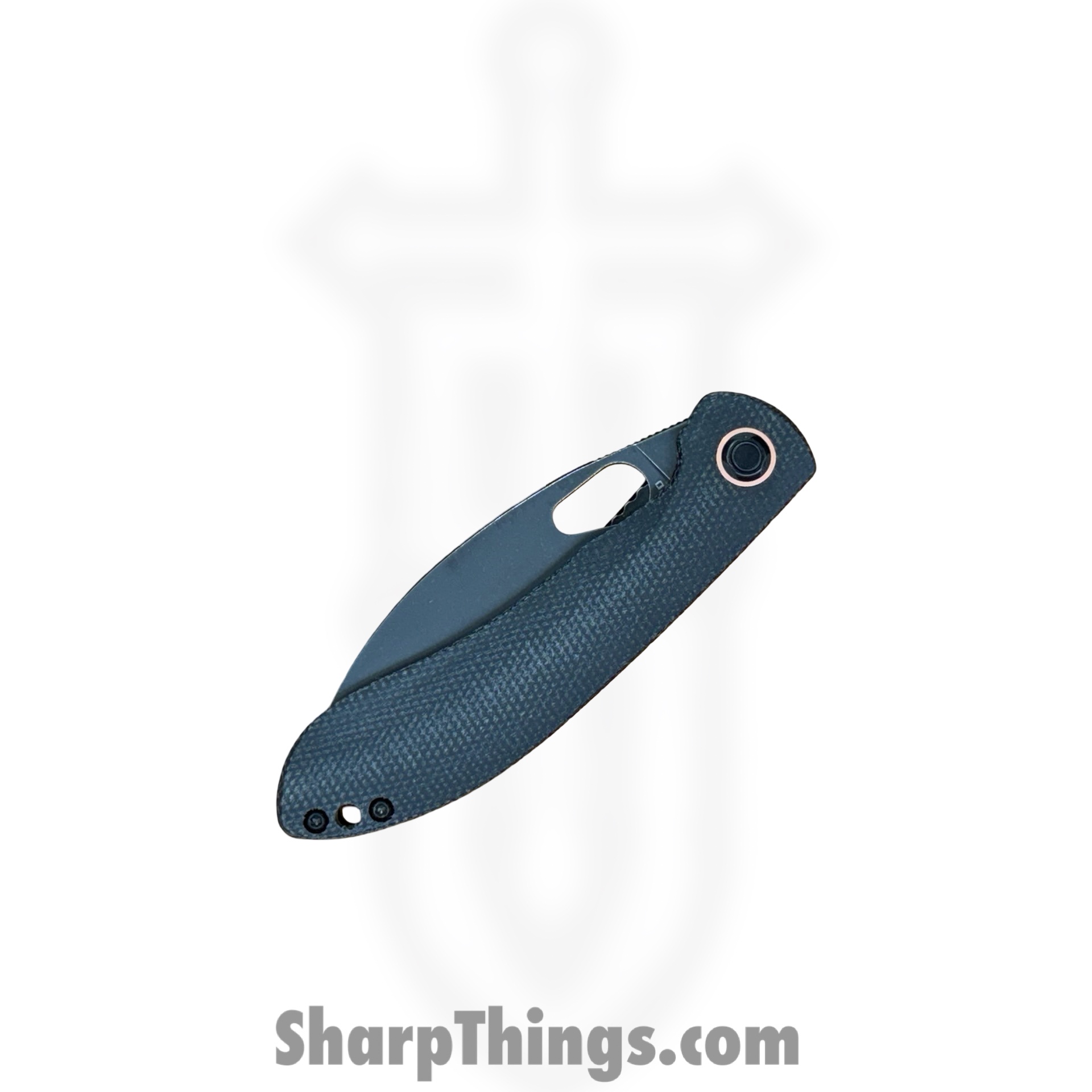 Vosteed - NSTH32NPMK - Nightshade TH Linerlock Black - Folding Knife - Nitro-V Blackwash Shilin Cutter - Micarta - Black - Image 5