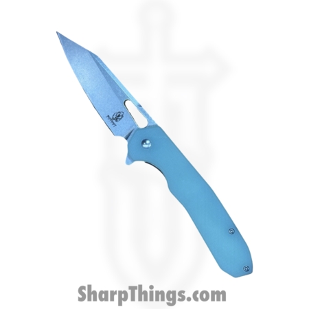 Buckshot Knives – PBB26C – Model 26 – Folding Knife – D2 Stonewash Wharncliffe – G10 – Black