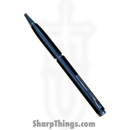 Rough Rider – RR613 – Ink Pen Knife Black – Fixed Blade Knife – Stainless Satin Spear Point – Metal – Black