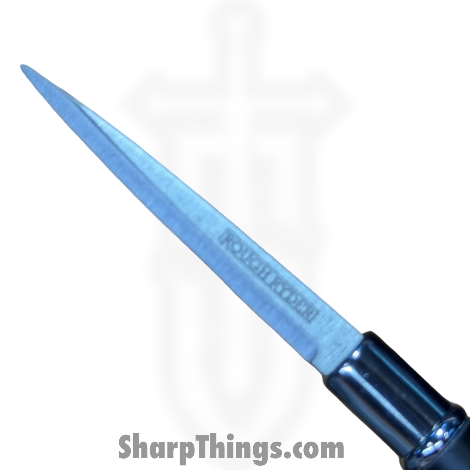 Rough Rider - RR613 - Ink Pen Knife Black - Fixed Blade Knife - Stainless Satin Spear Point - Metal - Black - Image 4