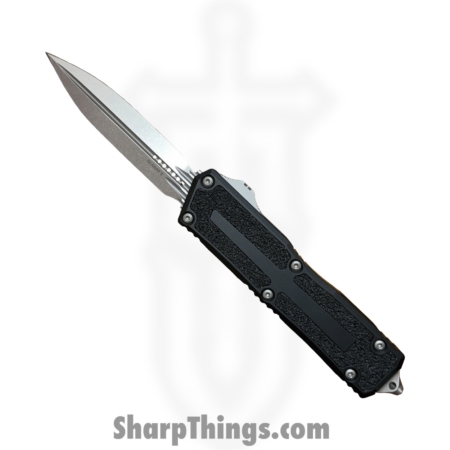 Microtech – 1280-10 – Scarab II Gen III – OTF Auto – M390MK Stonewash D/E – 6061-T6 Aluminum – Black