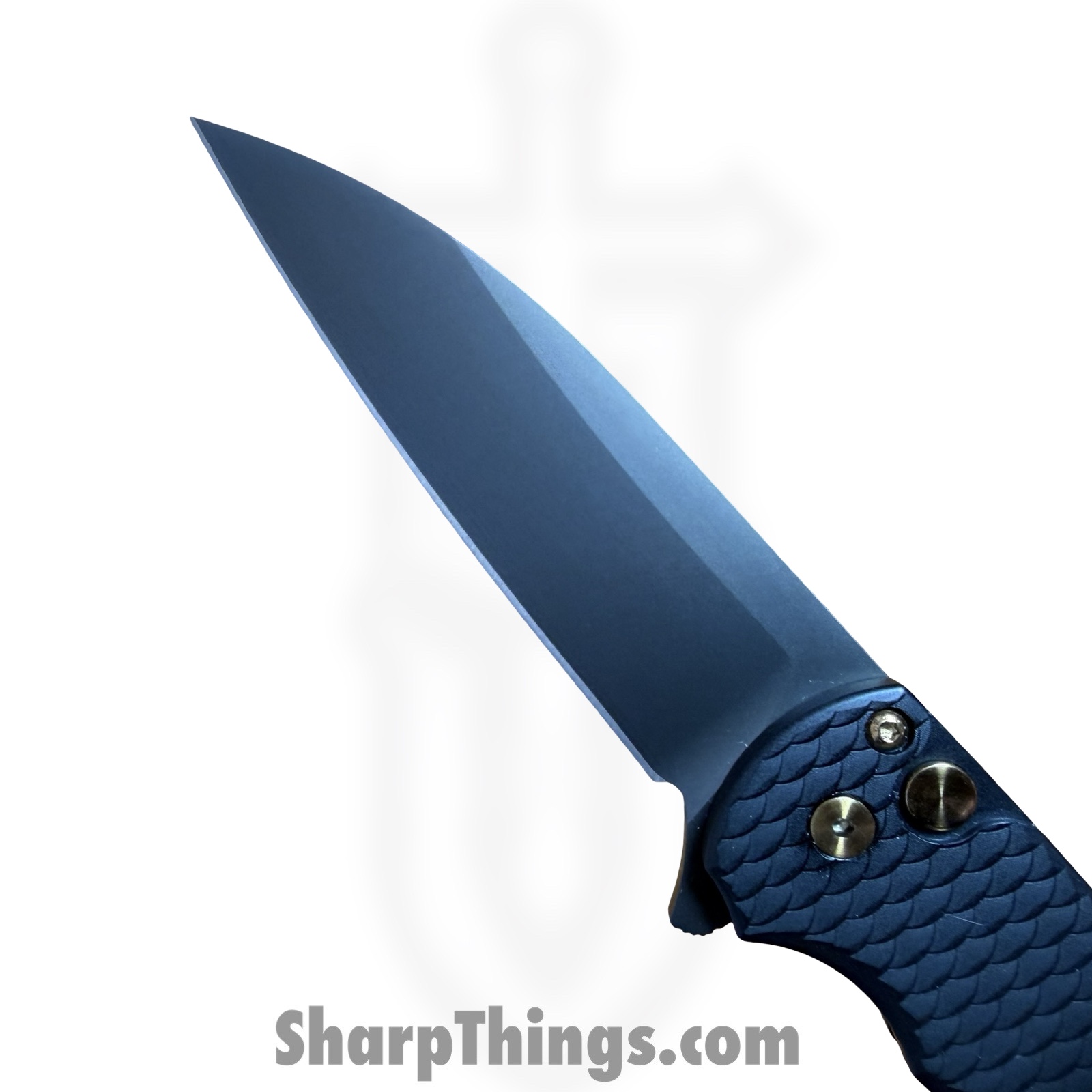 ProTech - 5336-LTD SG RGH - Malibu Flipper - Folding Knife - CPM MagnaCut Rose Gold Wharncliffe - Dragon Scale Aluminum - Smokey Grey - Image 9