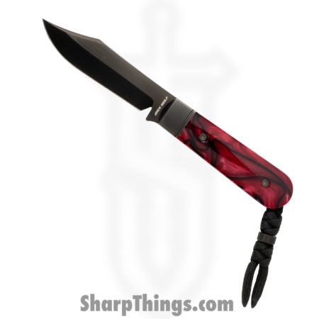 Jack Wolf Knives – BACKW-FX-01-KIR-TRU-BLD – Backwoods FIXedc – Fixed Blade Knife – S90V DLC Clip Point – Kirinite – True Blood