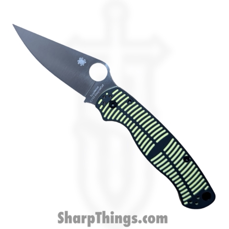 Spyderco – C81GBKYLMCP2 – Para Military 2 Salt – Folding Knife – CPM MagnaCut Satin Drop Point – G10 – Black|Yellow