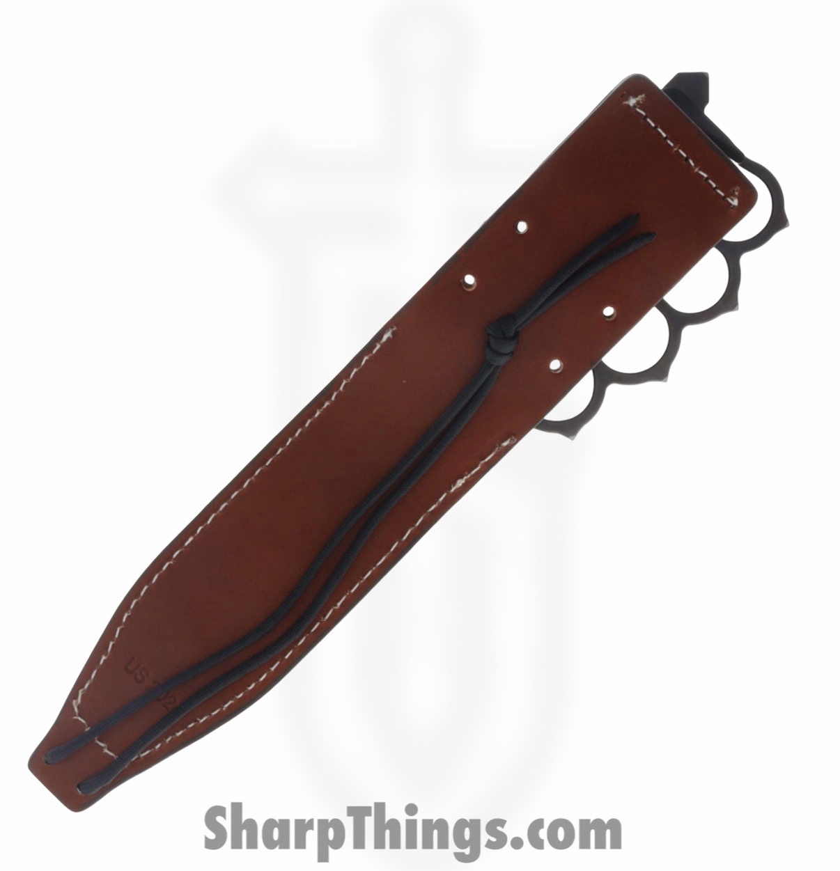 1881 Knife Works - MMS028 - US 2024 - Fixed Blade Knife - 1095 Cro-Van Coated Drop Point - G10 - Black - Image 3