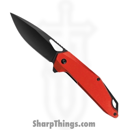 MTech – MT-A2038RD – Spring Assisted Folding Knife – Assisted Open Knife – Stainless Steel Satin Drop Point – Aluminum – Red