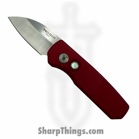 ProTech – R5300 – Red – Runt 5 – Automatic Knife – CPM MagnaCut Satin Wharncliffe – Red