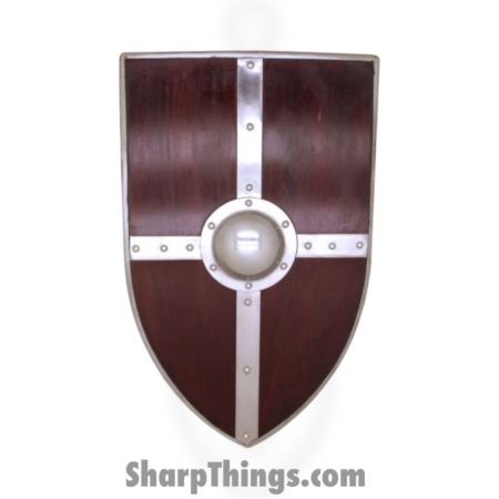 VOC – SH-009 – Medieval Warrior Wooden Shield – Wood – Natural