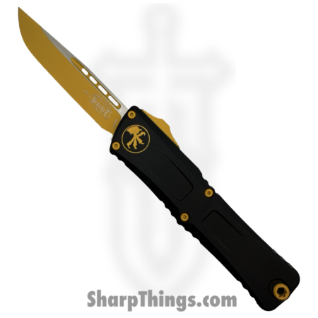 Microtech – 1143-1CYSK – Combat Troodon Gen III – OTF Auto – M390MK Coated Drop Point – 6061-T6 Aluminum – Corvette Yellow