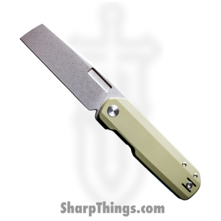 Vero Engineering – VeAvid2SWOD  – Avid 2 – Folding Knife – S45VN Stonewash Cleaver – G10 – OD Green
