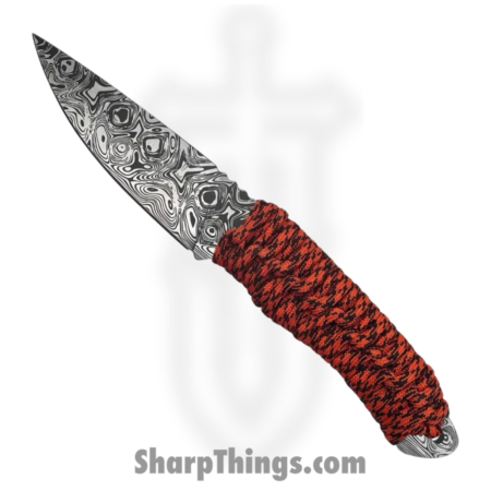 Takumitak – TKF101OR-CS – Nighthawk – Fixed Blade Knife – 3Cr13 SS Acid Etched Drop Point – Paracord Wrapped – Orange