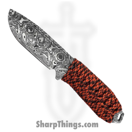 Takumitak – TKF103OR-CS – Takumi – Fixed Blade Knife – 3Cr13 SS Acid Etched Drop Point – Paracord Wrapped – Orange