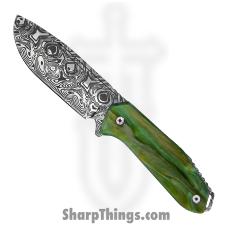 Takumitak – TKF502GN-CS – Takumi – Fixed Blade Knife – 3Cr13 SS Acid Etched Drop Point – Glow Resin – Green