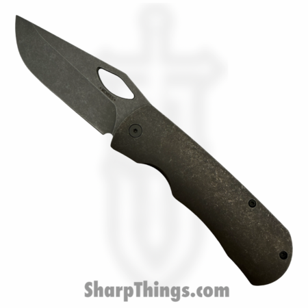 McNees – McDixPJSTONE – Dixon Base – Folding Knife – CPM MagnaCut Atomic Drop Point – Titanium – Natural