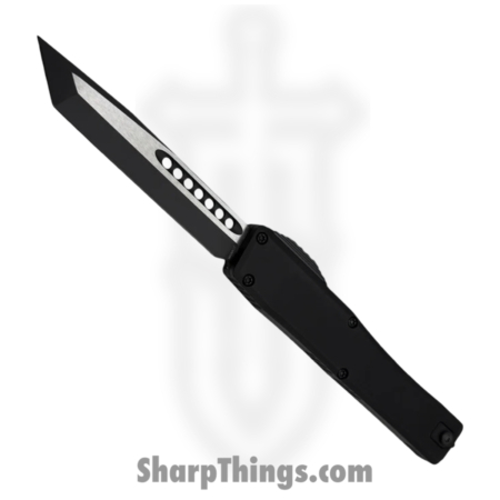 Heretic Knives – H015-10A-T – NYX – OTF Auto – CPM MagnaCut Coated Tanto – Aluminum – Black