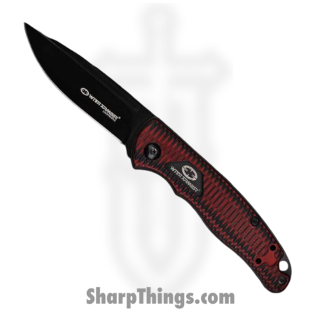 WithArmour – WA-095RG – Coral – Folding Knife – D2 Coated Drop Point – G10 – Red Black
