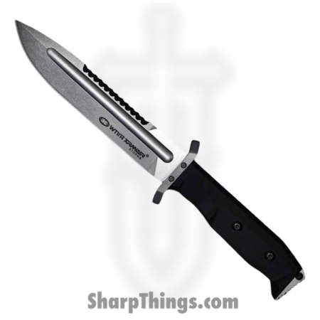 WithArmour – WA-099BKD2 – Expendable – Fixed Blade Knife – D2 Stonewash Spear Point – Micarta G10 – Black Red