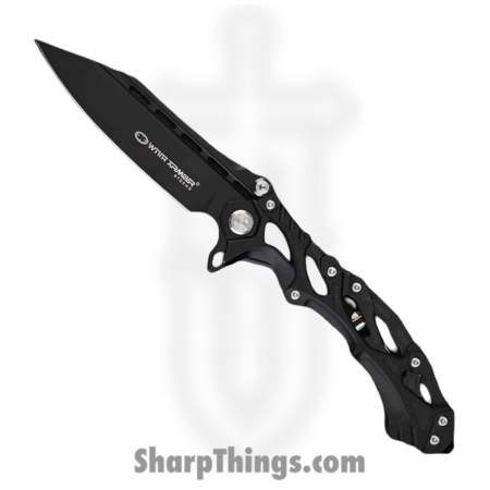 WithArmour – WA-102BK – Alien – Folding Knife – D2 Coated Reverse Tanto – 420J2 G10 – Black