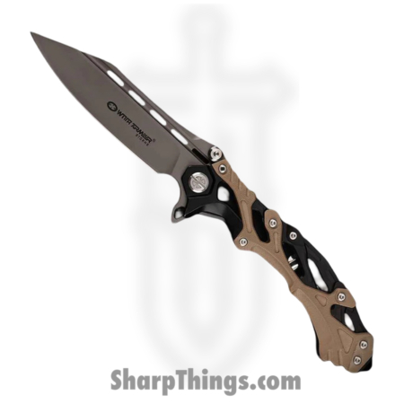 WithArmour – WA-102DT – Alien – Folding Knife – D2 Coated Reverse Tanto – 420J2 G10 – Tan