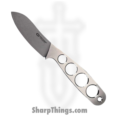 WithArmour – WA079-65 – NakedMuk – Fixed Blade Knife – AUS-8 Two Tone Nessmuk – AUS-8 – Silver