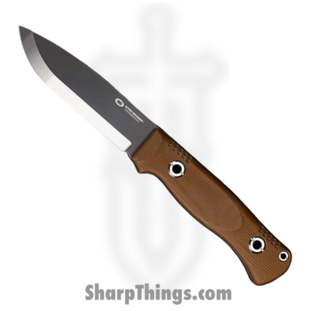 WithArmour – WA2304-95BR – Woodlands – Fixed Blade Knife – VG-10 Two Tone Drop Point – Micarta G10 – Tan Red