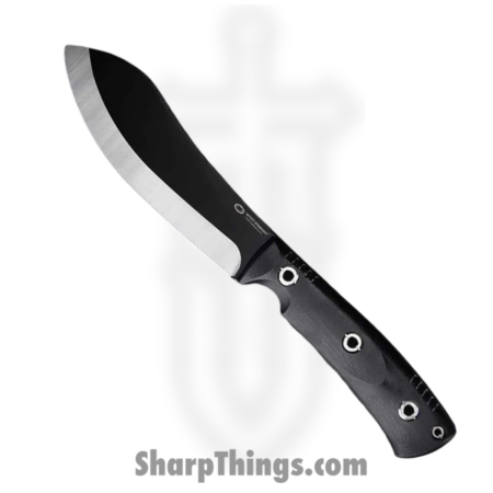 WithArmour – WA2306-125BK – BigMuk – Fixed Blade Knife – 1095 HC Coated Nessmuk – Micarta G10 – Black Red